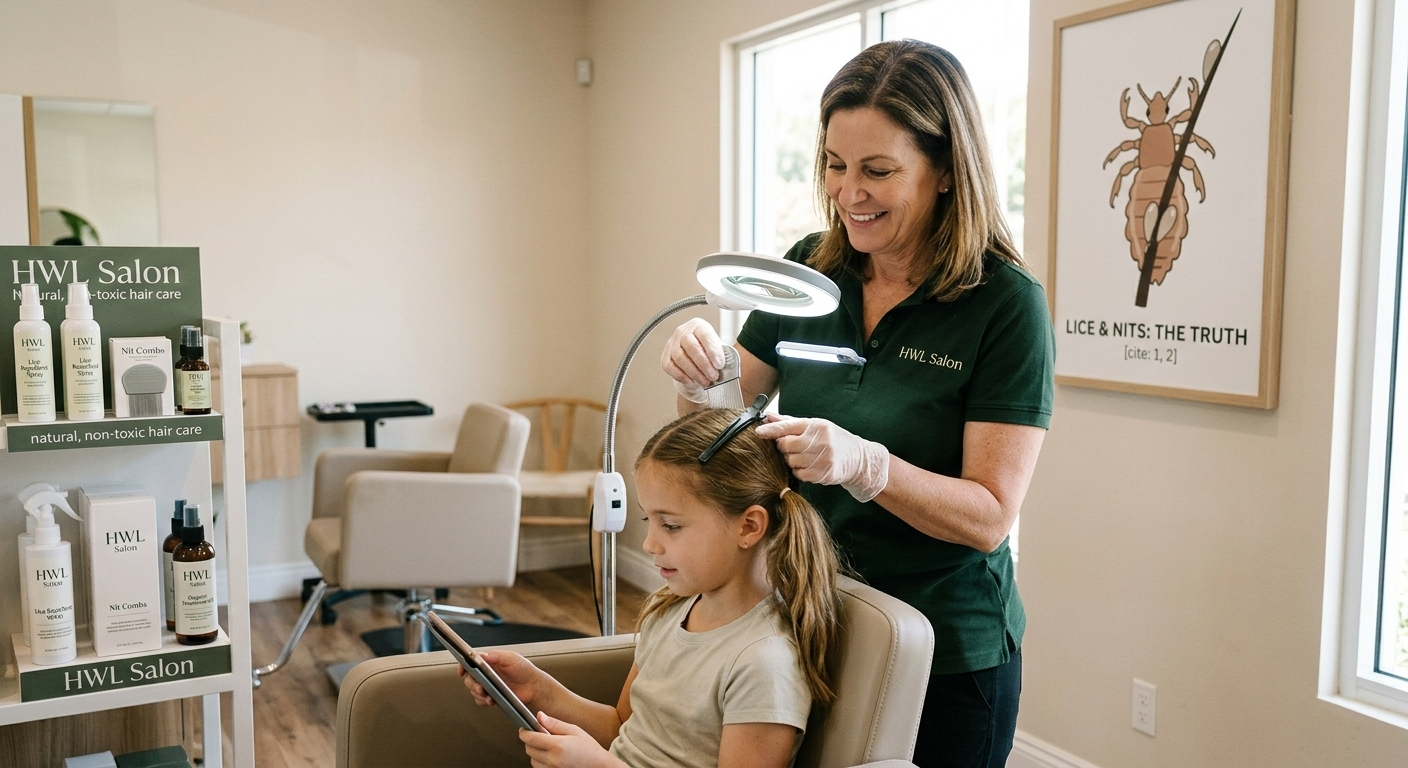 Professional Lice Treatment Encino at HWL Salon